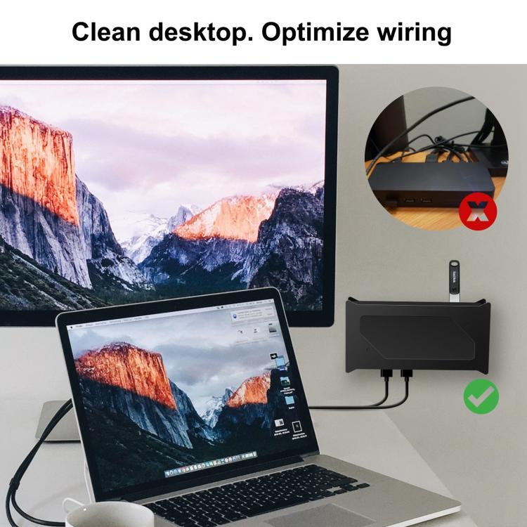 Multi-Purpose Mount Universal Mounting Bracket Base for Dell D3100 Docking Station