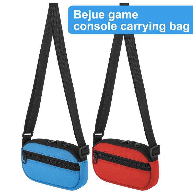 Crossbody Carrying Sleeve Bag with Adjustable Shoulder Strap & Dual Pockets for Beijue Handheld Game Console