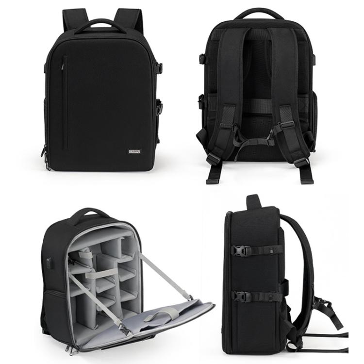 Cwatcun D6 Large II Camera Backpack Outdoor Waterproof Nylon DSLR Photography Bag