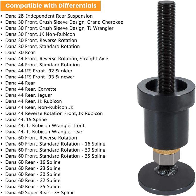 Car Inner + Front Shaft Tube Seal Kit for Jeep Wrangler JK TJ Dana 30