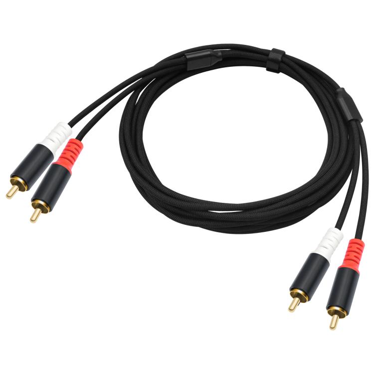 2 RCA Male to 2 RCA Male Audio Cable
