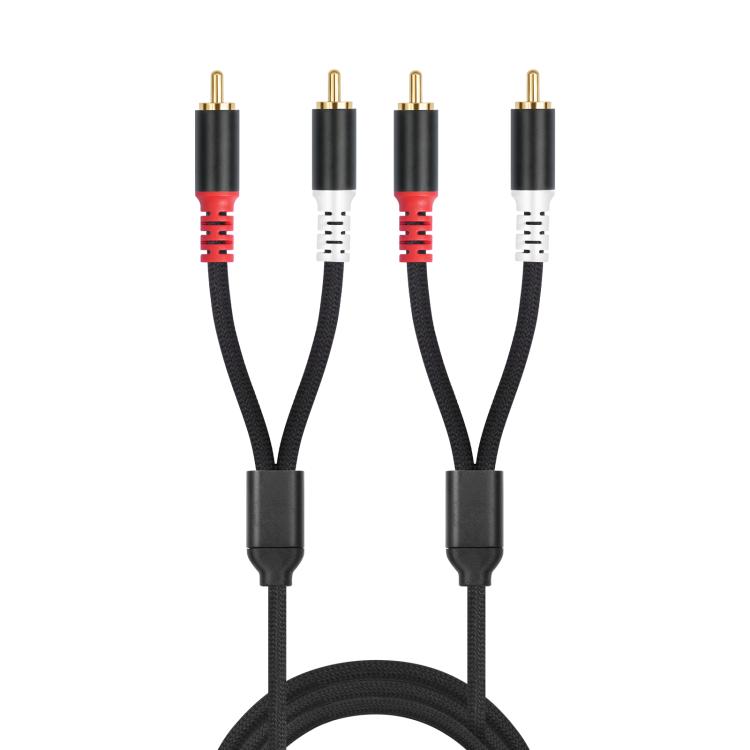 2 RCA Male to 2 RCA Male Audio Cable