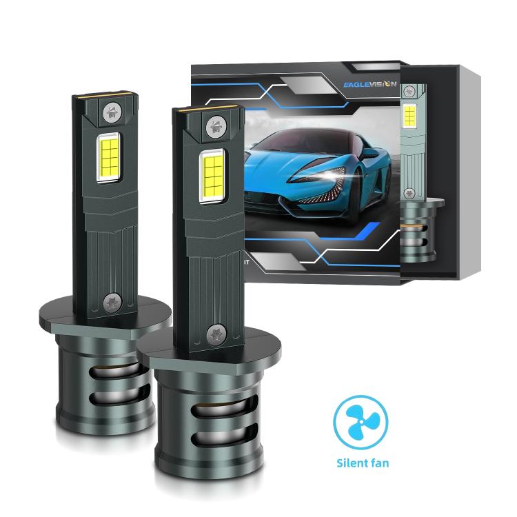 1 Pair 32W 3200LM 6500K Car LED Headlight Bulb with Fan