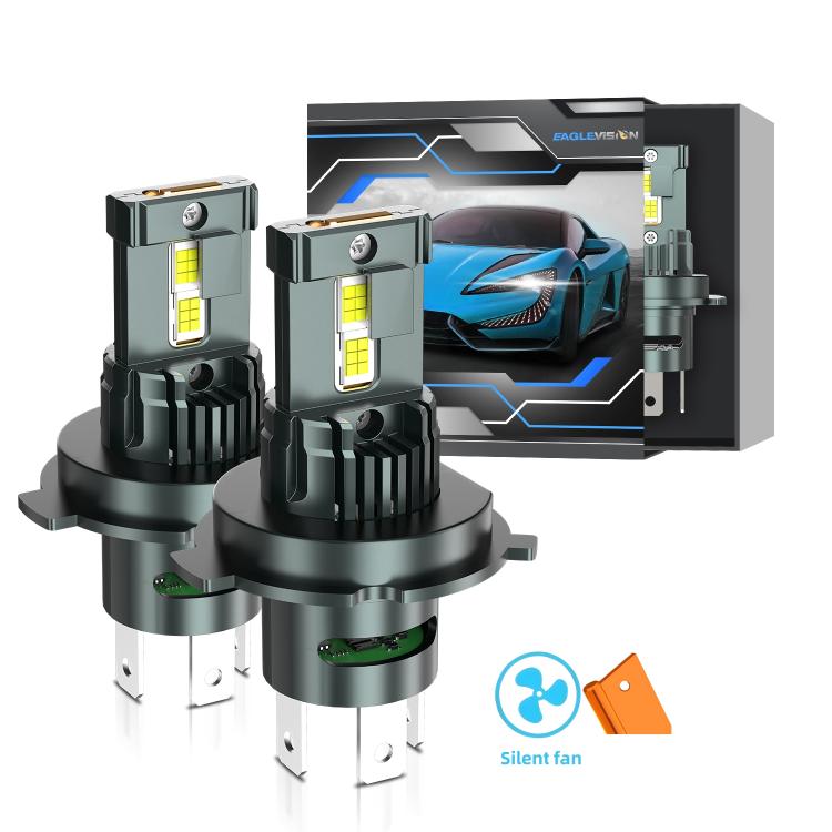 1 Pair 32W 3200LM 6500K Car LED Headlight Bulb with Fan