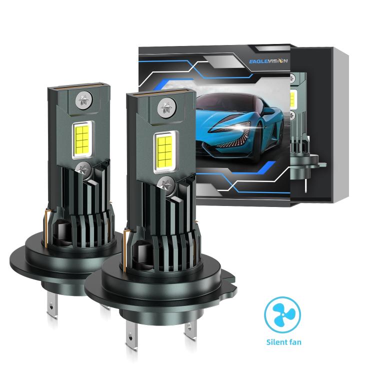 1 Pair 32W 3200LM 6500K Car LED Headlight Bulb with Fan