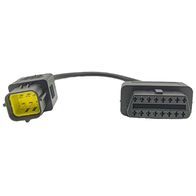 6 Pin to 16 Pin Motorcycle OBD2 Converter Cable Diagnostic Cable