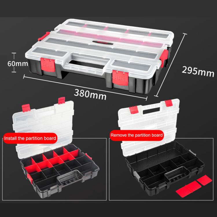 Hardware Parts Portable Multi-functional Compartment Storage Box