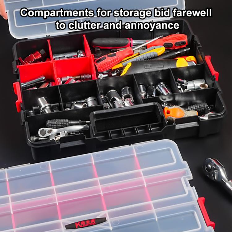 Hardware Parts Portable Multi-functional Compartment Storage Box