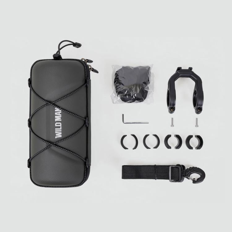 WILD MAN GD7X Mountain Bicycle EVA Hard Shell Handlebar Bag Quick Release Bracket