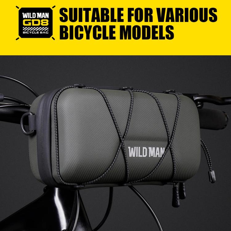 WILD MAN GD8 Mountain Bicycle EVA Hard Shell Handlebar Bag