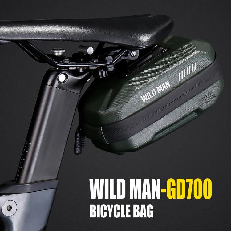 WILD MAN GD700 Mountain Bicycle EVA Hard Shell Bag Bike Seat Bag