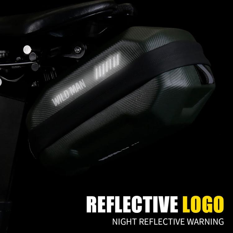 WILD MAN GD700 Mountain Bicycle EVA Hard Shell Bag Bike Seat Bag