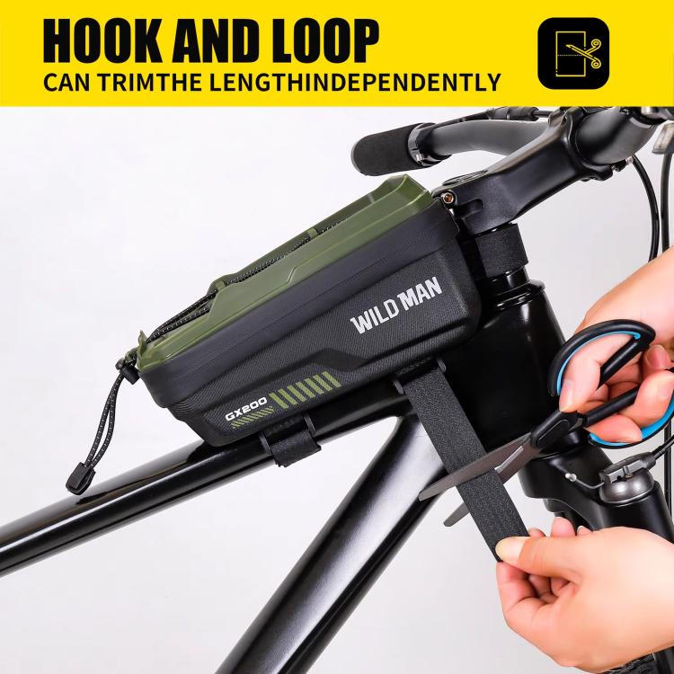 WILD MAN GX200 Mountain Bicycle EVA Hard Shell Bag Bike Front Fixing bracket