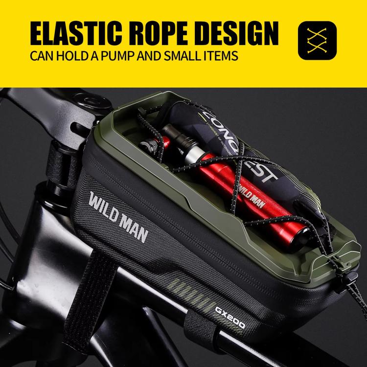 WILD MAN GX200 Mountain Bicycle EVA Hard Shell Bag Bike Front Fixing bracket