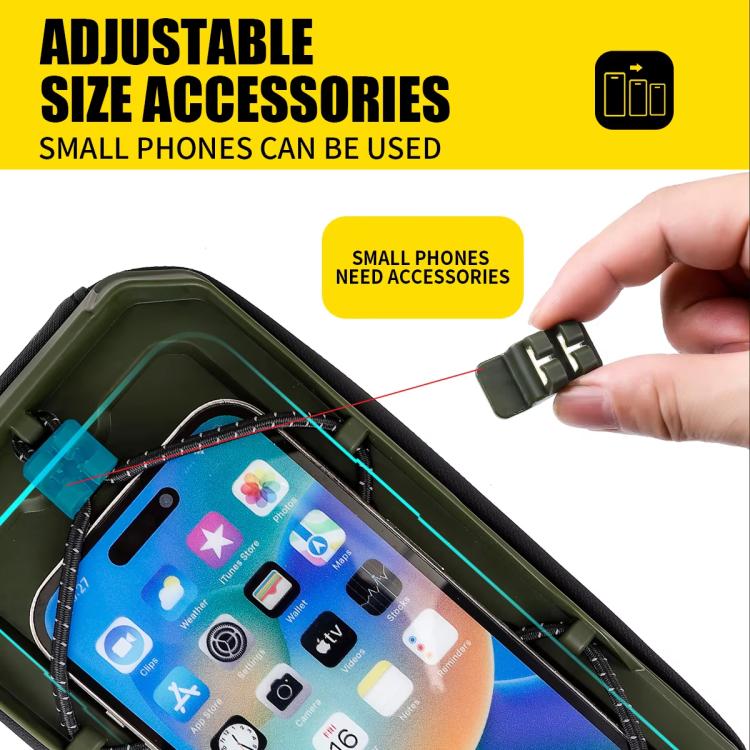 WILD MAN GX220X Mountain Bicycle EVA Hard Shell Bag Bike Front Quick Release Bracket