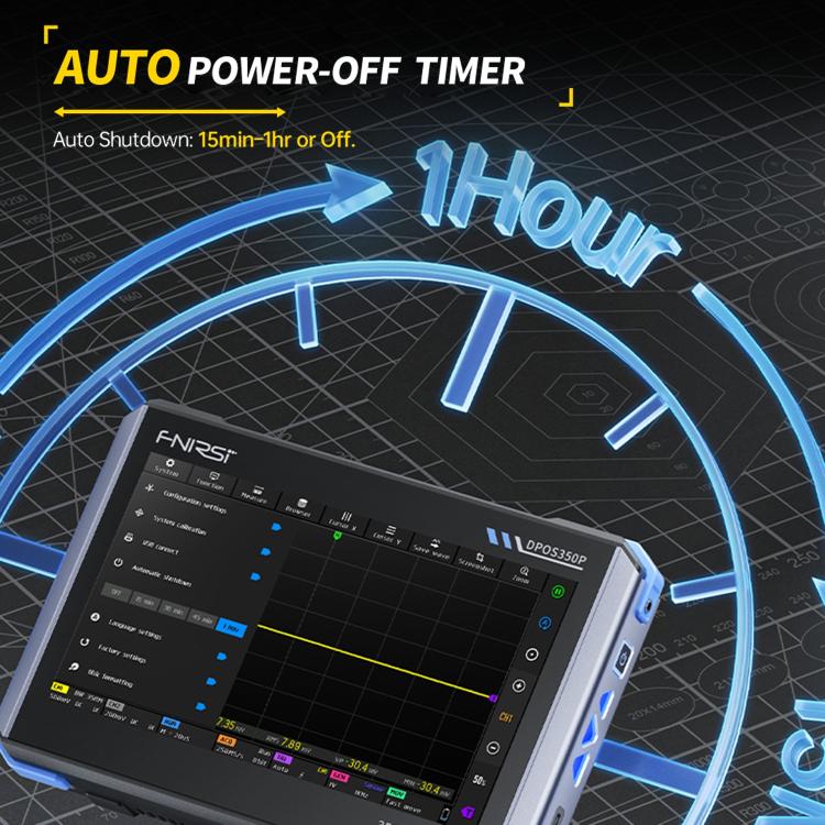 FNIRSI DPOS350P 4 in 1 7 inch IPS HD Touch Screen 350M Tablet Oscilloscope