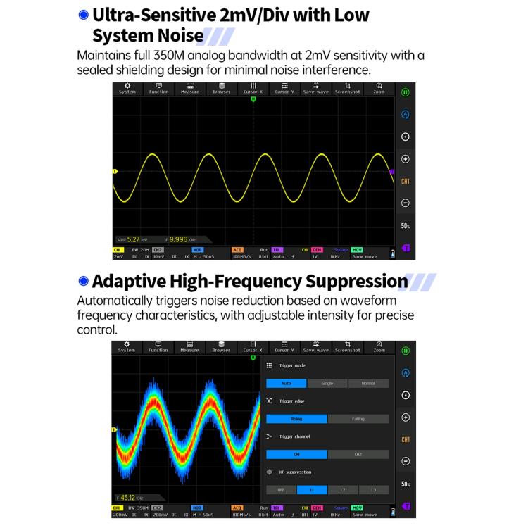 FNIRSI DPOS350P 4 in 1 7 inch IPS HD Touch Screen 350M Tablet Oscilloscope