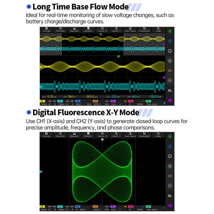 FNIRSI DPOS350P 4 in 1 7 inch IPS HD Touch Screen 350M Tablet Oscilloscope