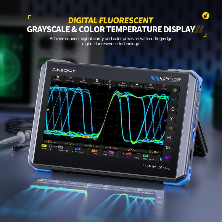 FNIRSI DPOS350P 4 in 1 7 inch IPS HD Touch Screen 350M Tablet Oscilloscope
