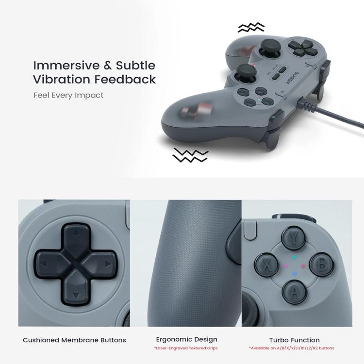 GameSir Tegenaria Lite / T3 Lite Wired Symmetric Game Controller for PC / Steam / Switch / iOS / Android