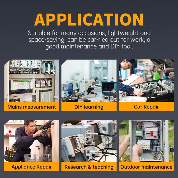 FNIRSI DSO510 Handheld Small Digital Portable Tablet Oscilloscope