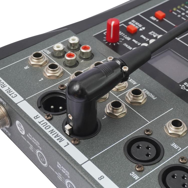 3.5mm Female to XLR Female Elbow Audio Converter Adapter Cable