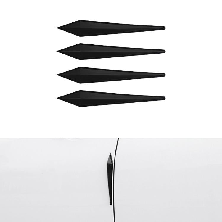 4pcs / Set Car Door Anti-collision PVC Strip, Size: 15x2.5cm