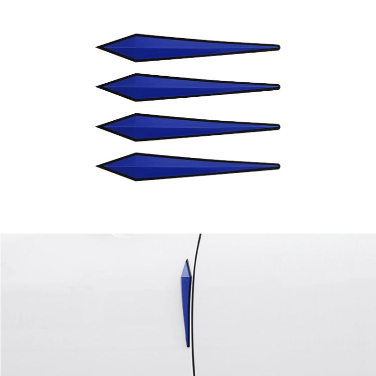 4pcs / Set Car Door Anti-collision PVC Strip, Size: 15x2.5cm