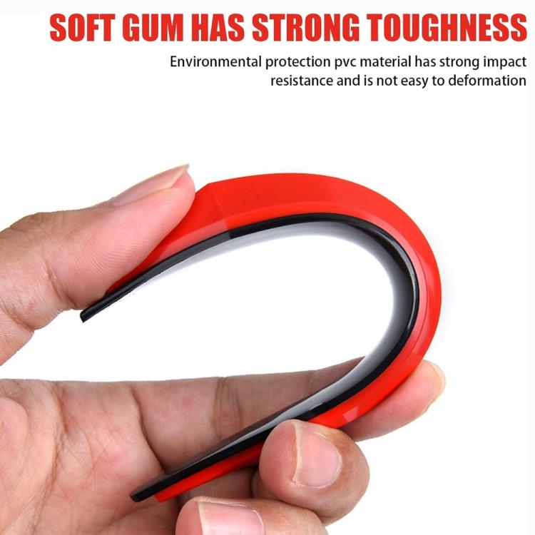 4pcs / Set Car Door Anti-collision PVC Strip, Size: 15x2.5cm