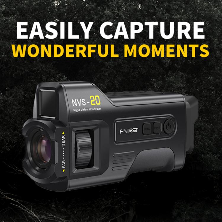 FNIRSI NVS-20 Small Portable Outdoor 4K Full Color HD Infrared Night Vision Device, NVS-20