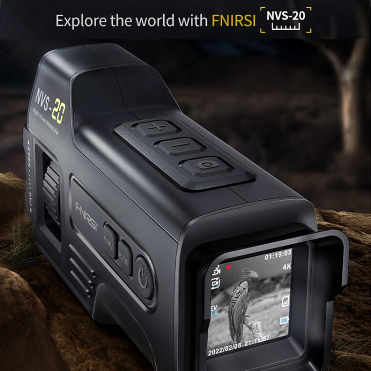 FNIRSI NVS-20 Small Portable Outdoor 4K Full Color HD Infrared Night Vision Device, NVS-20