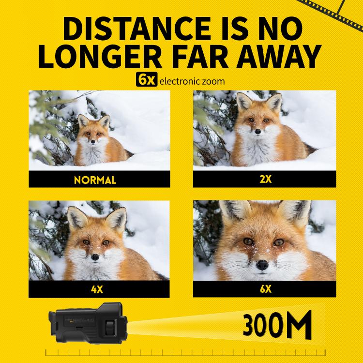 FNIRSI NVS-20 Small Portable Outdoor 4K Full Color HD Infrared Night Vision Device, NVS-20