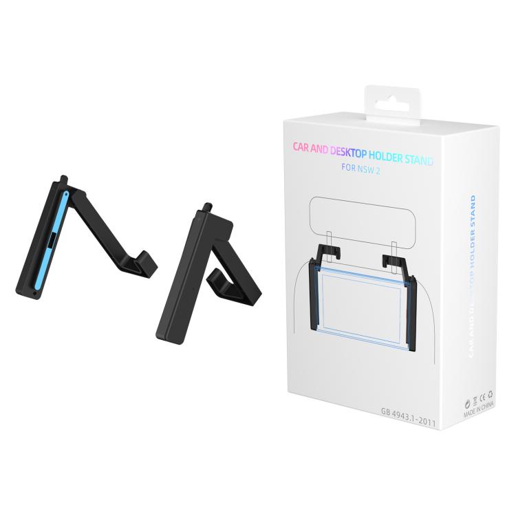 For Nintendo Switch 2 JYS-NS2299 2 in 1 Adjustable Car Game Console Holder