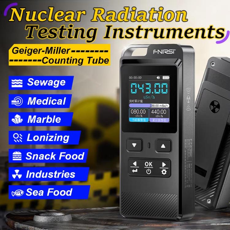 FNIRSI GC-02 Personal Radiation Detector with Alarm
