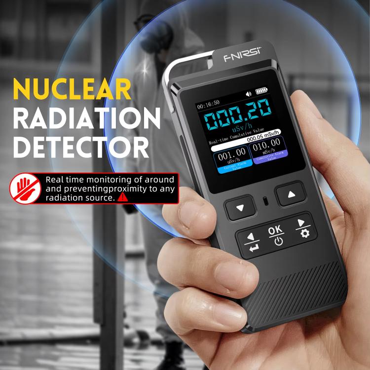 FNIRSI GC-02 Personal Radiation Detector with Alarm