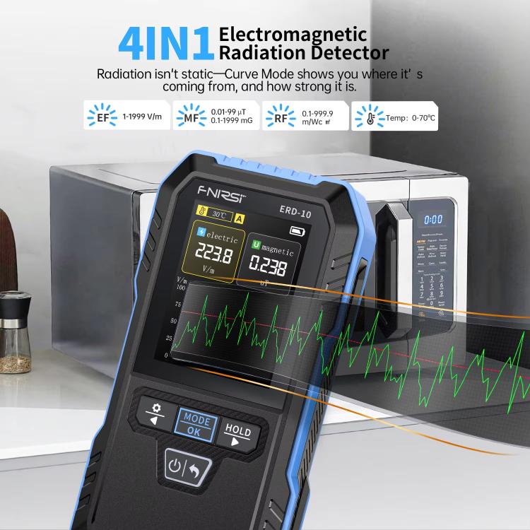 FNIRSI ERD-10 3 in 1 Electromagnetic Radiation Detector