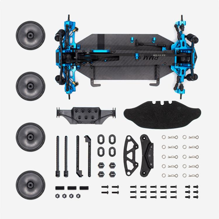 PMM Racing Trf416 1:10 Belt Drive 4WD Remote Control Car Frame