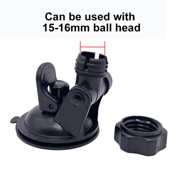 Glass Tile Suction Cup Bracket Base for 15-16mm Ball Head
