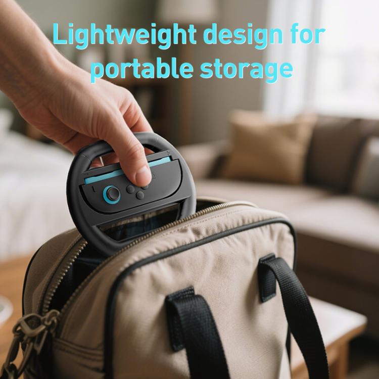 For Nintendo Switch 2 Joy-Con 1pair iPlay HBS-2813 Controller Racing Simple Steering Wheel