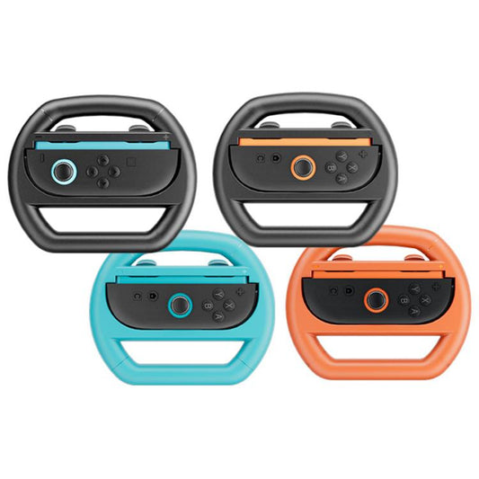 For Nintendo Switch 2 Joy-Con 4pcs iPlay HBS-2813-C Simple Racing Steering Wheel Controller