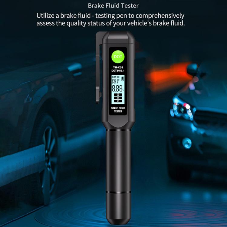 YM-C03 Digital Display Car Brake Fluid Tester Brake Fluid Water Content Tester