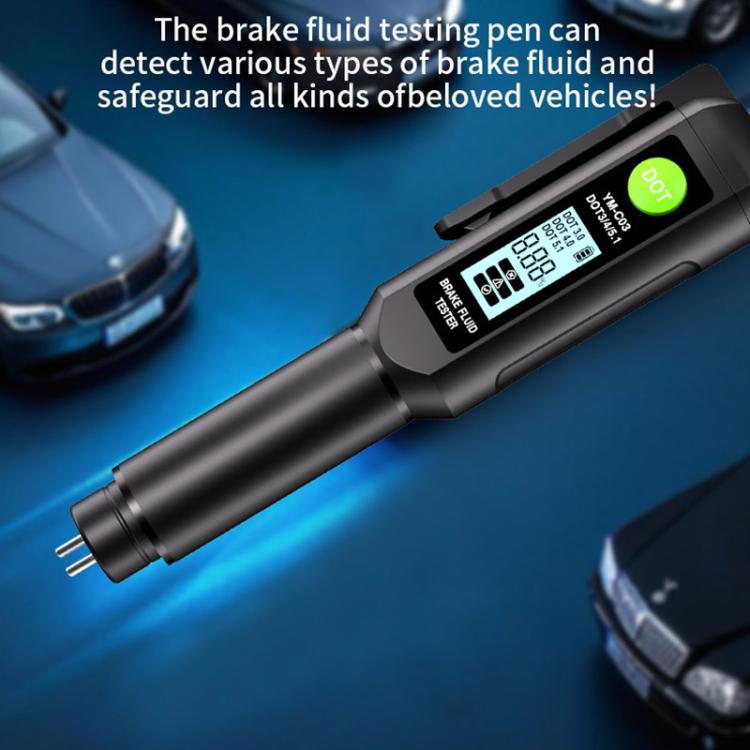 YM-C03 Digital Display Car Brake Fluid Tester Brake Fluid Water Content Tester