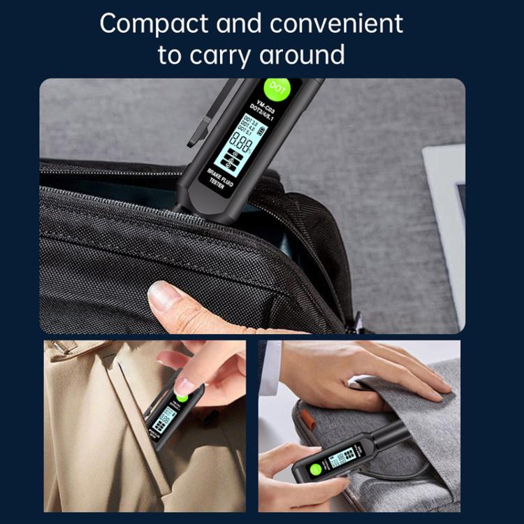YM-C03 Digital Display Car Brake Fluid Tester Brake Fluid Water Content Tester