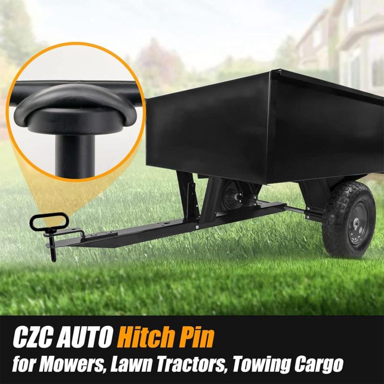 2pcs 5/8 inch Lawn Tow Behind Attachment Hitch Tractor Towing Hitch Pin