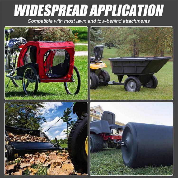 2pcs 5/8 inch Lawn Tow Behind Attachment Hitch Tractor Towing Hitch Pin