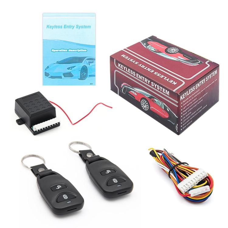Universal Car Security Anti-Theft System Keyless Entry System Kit