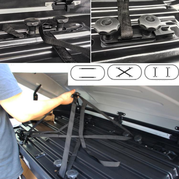 Car Roof Luggage Box Fixing Installation Accessories Roof U-bolt U-hook Clamp Kit