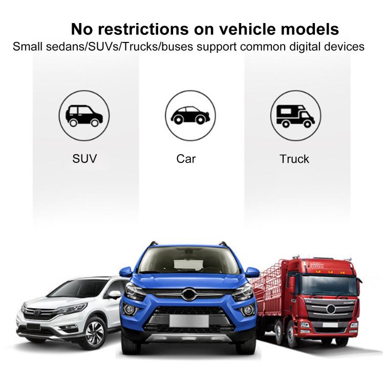 12V-24V 2 in 1 Car Cigarette Lighter Extension Cable with Switch