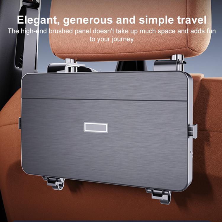 K255 Car Seat Back Storage Rack Multifunctional Tissue Box Water Cup Holder Car Rear Seat Tray Desk