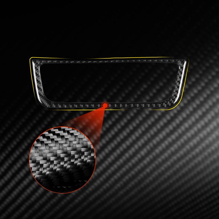 Carbon Fiber Car Air Conditioner Switch Panel B Decorative Sticker for SEAT Ibiza 2009-2014, Left and Right Driver